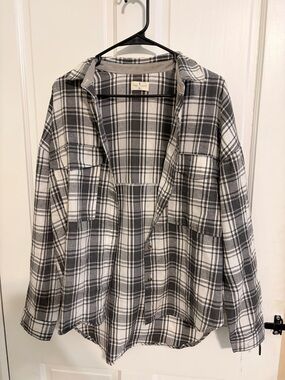 Simply Southern Black and White flannel